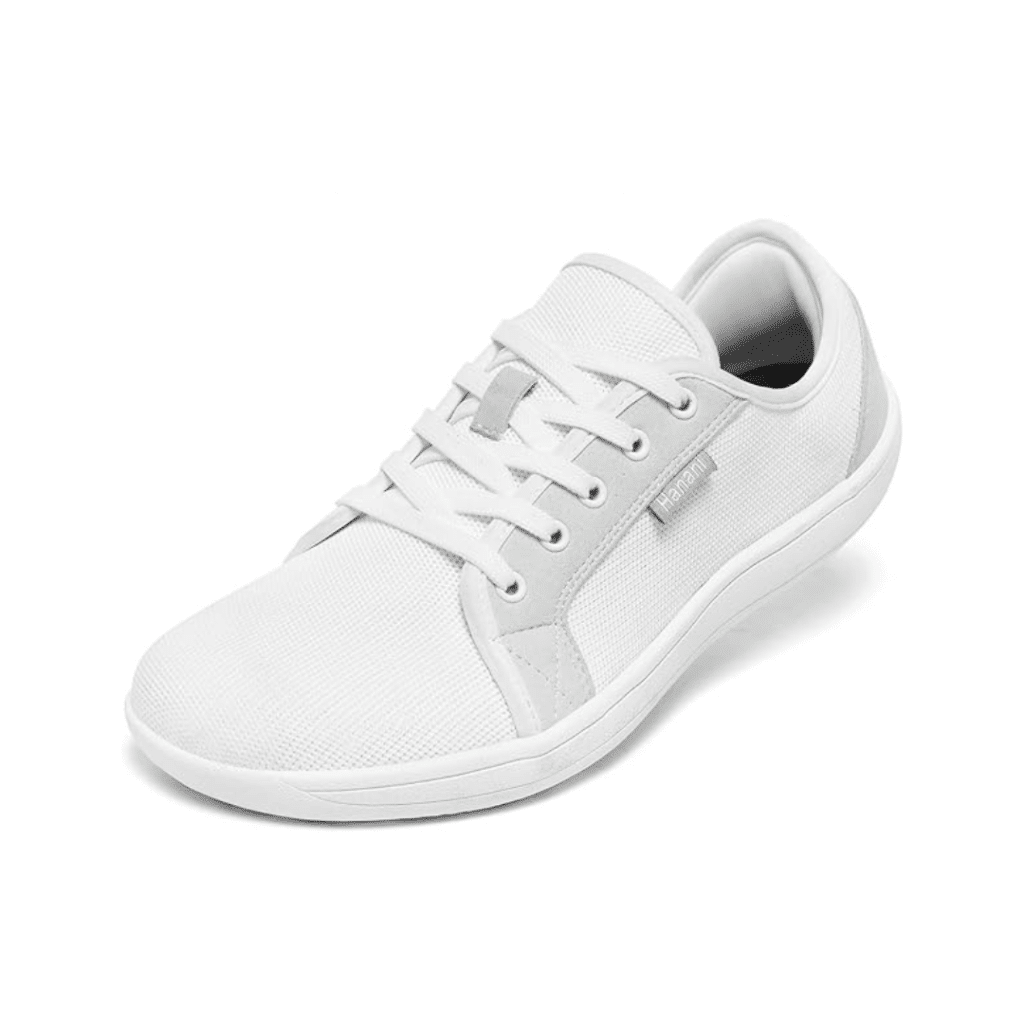 zapatillas casuales barefoot para mujer blancas