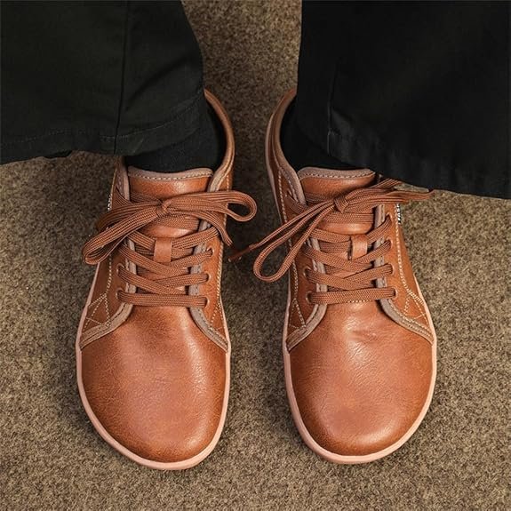 Zapatos Barefoot para Hombre Casuales, Elegantes, Marrones