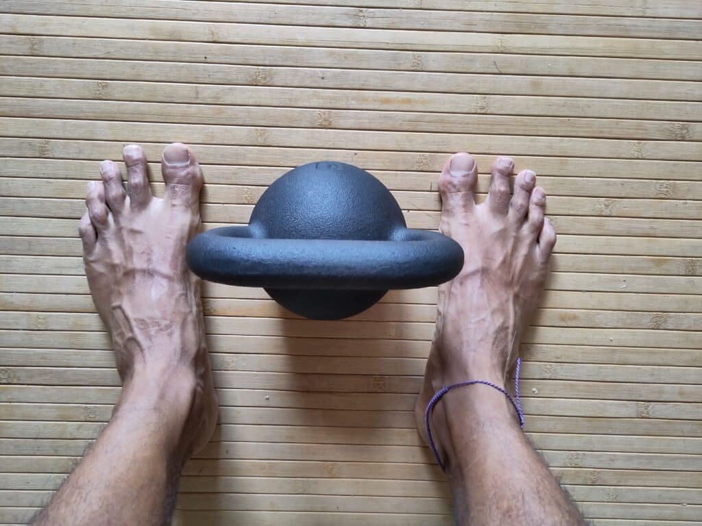 entrenar descalzo grounding